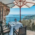 D Exception Avec Terrasse, Jacuzzi, Vue Mer, Parking, En Plein Coeur Du Village De Èze